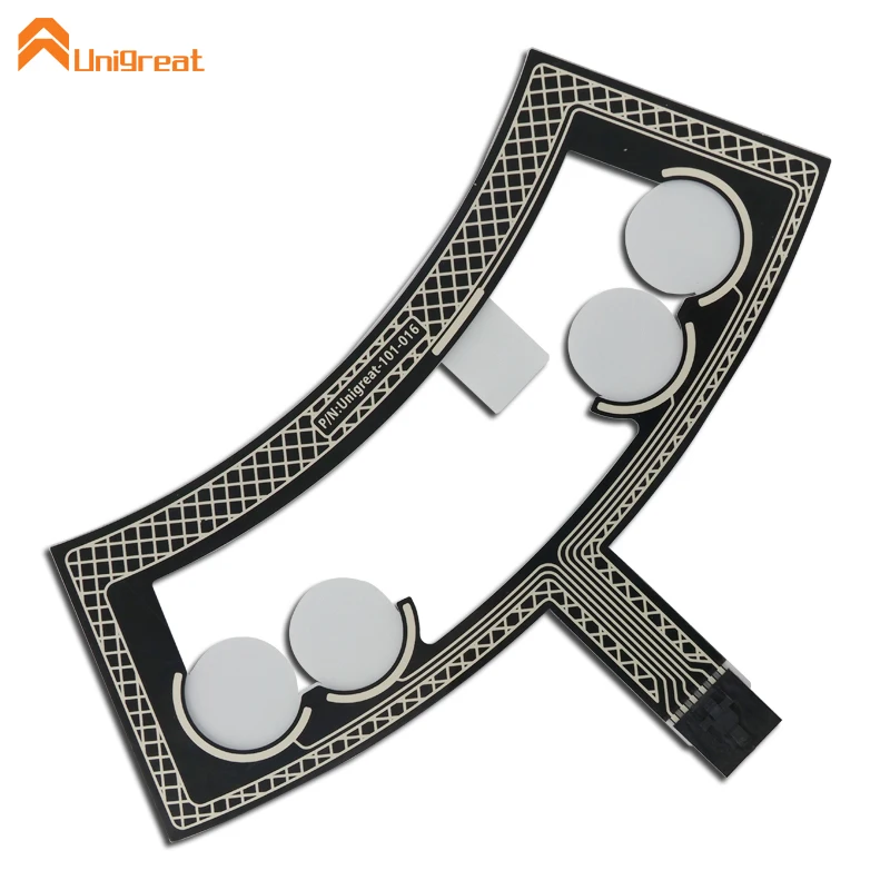 
For home appliances medical apparatus and instruments use Transparent capacitive touch panel switch 