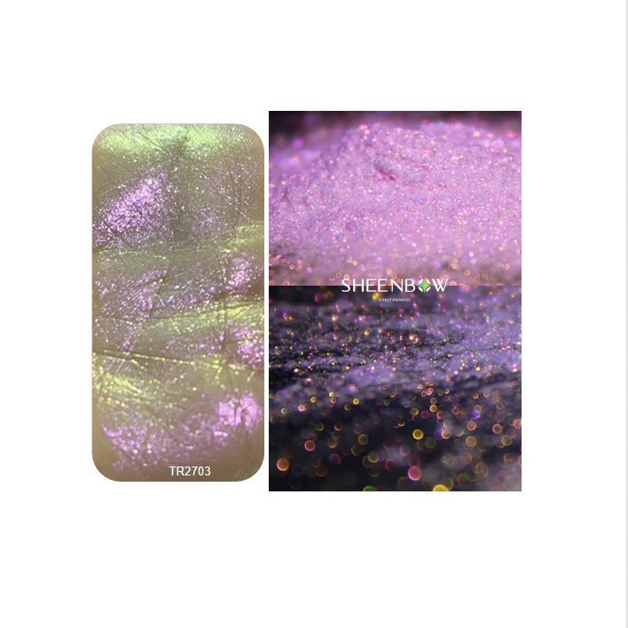 Sheenbow Candy Aurora Pigment Iridescent Chameleon Eyeshadow Pigment powder Loose Glitter Makeup