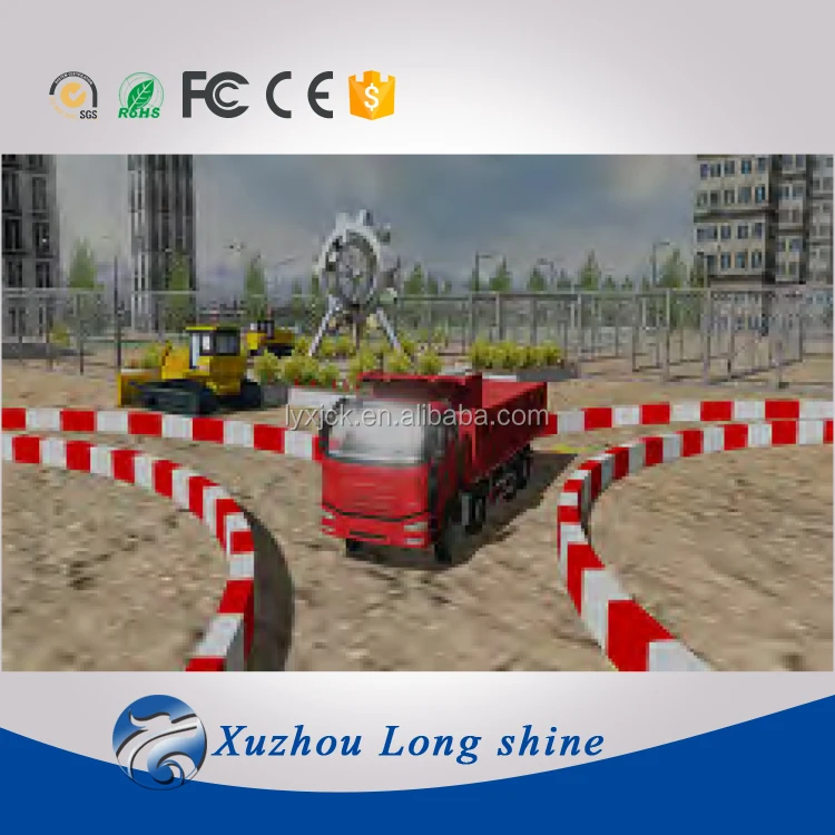 Truck driving training simulator
