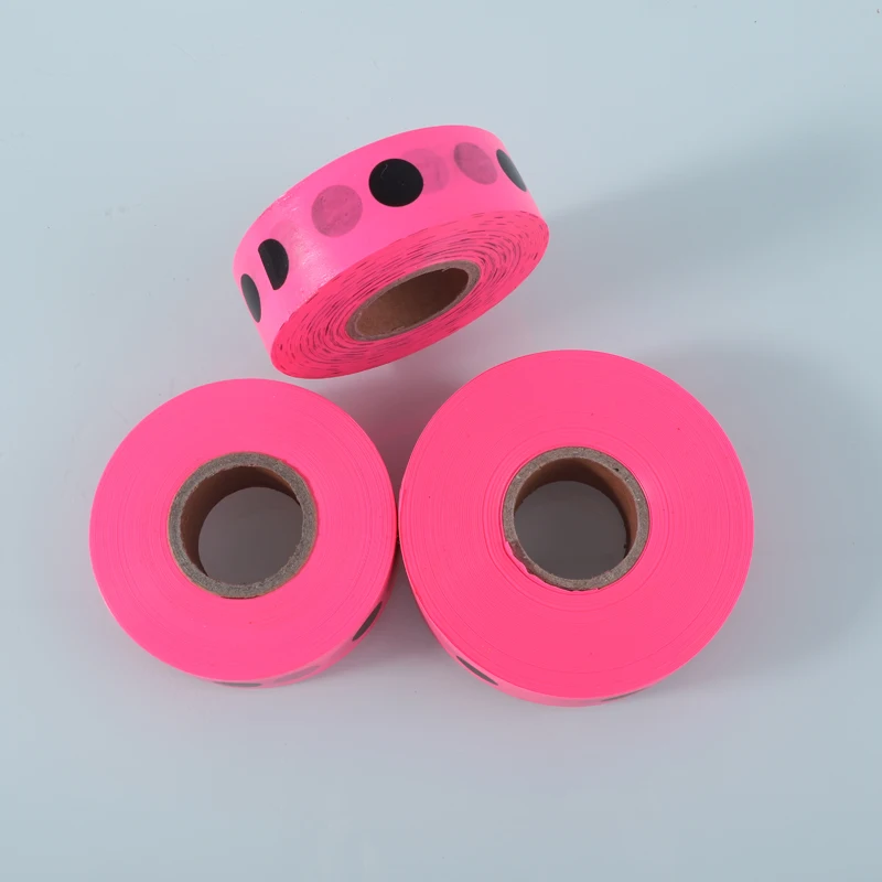 High quality Tree marking Polka-dot caution PVC Non-adhesive flagging tape