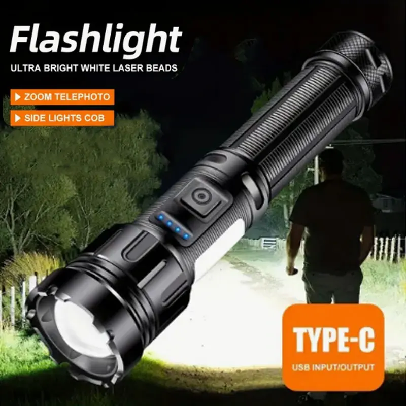 Underwater Rechargeable 100000 Lumen Multifunction 10Km Linternas 50000Mah Custom Logo Kids Flashlight