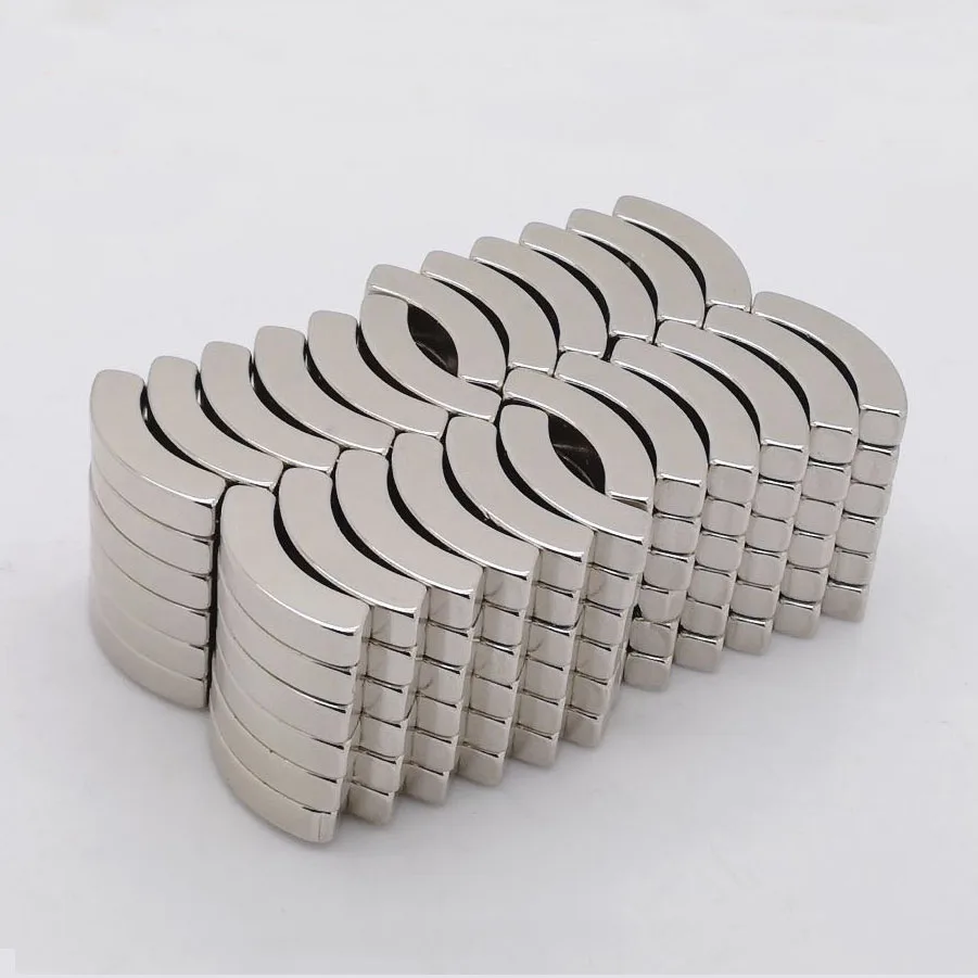 Rotor Magnet Manufacturer N38 Neodymium Arc Segment Magnets
