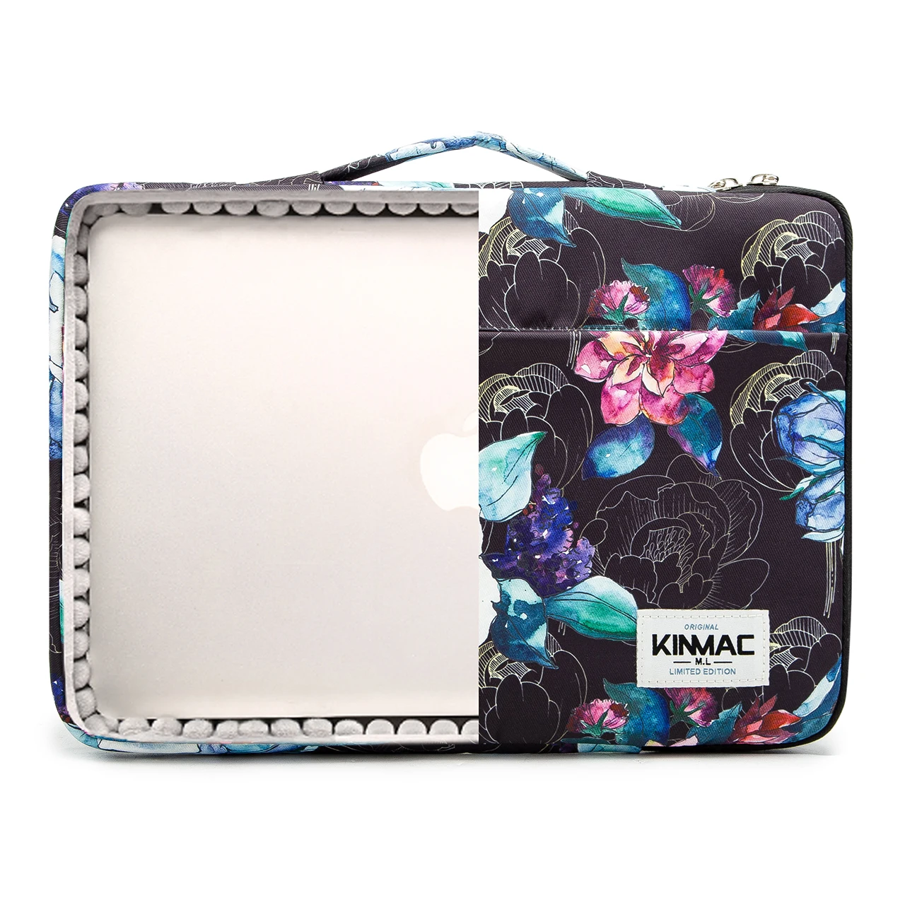 Kinmac Herbaceous Peony  ladies laptop bag notebook briefcase laptop sleeve bag in water-proof fabric for women 13.3 inch laptop