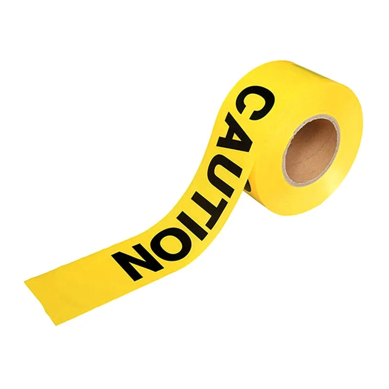 PE Safety Tape Yellow Warning Caution Tape