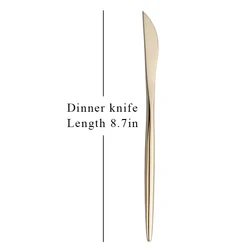 Shiny Mirror Gold Plated Flatware Wedding Event Cutipol Stainless Steel Cutlery Set