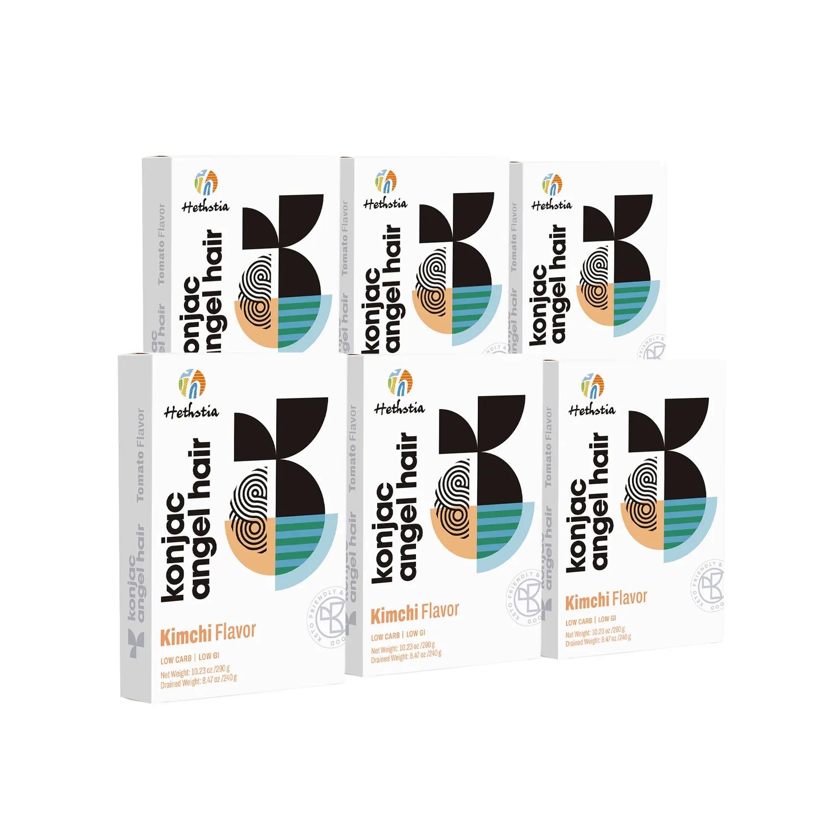 OEM Healthy Foods Kimchi Sauce Flavor Shirataki Noodle Slim Instant Konjac Ramen Noodle