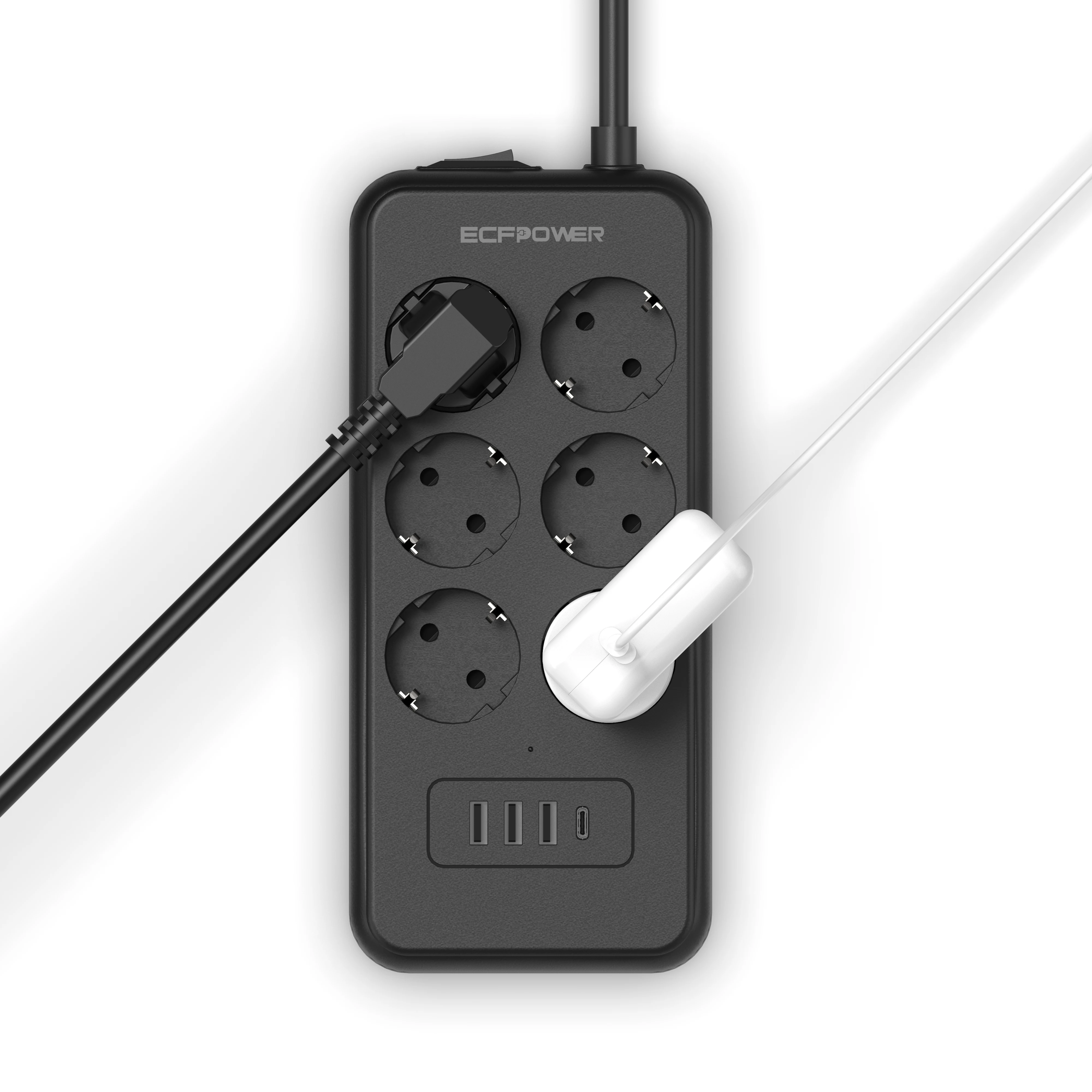 Удлинительный шнур европейского стандарта сетевой фильтр с Usb Pd 6 Ac стабилизатор напряжения для дома офиса