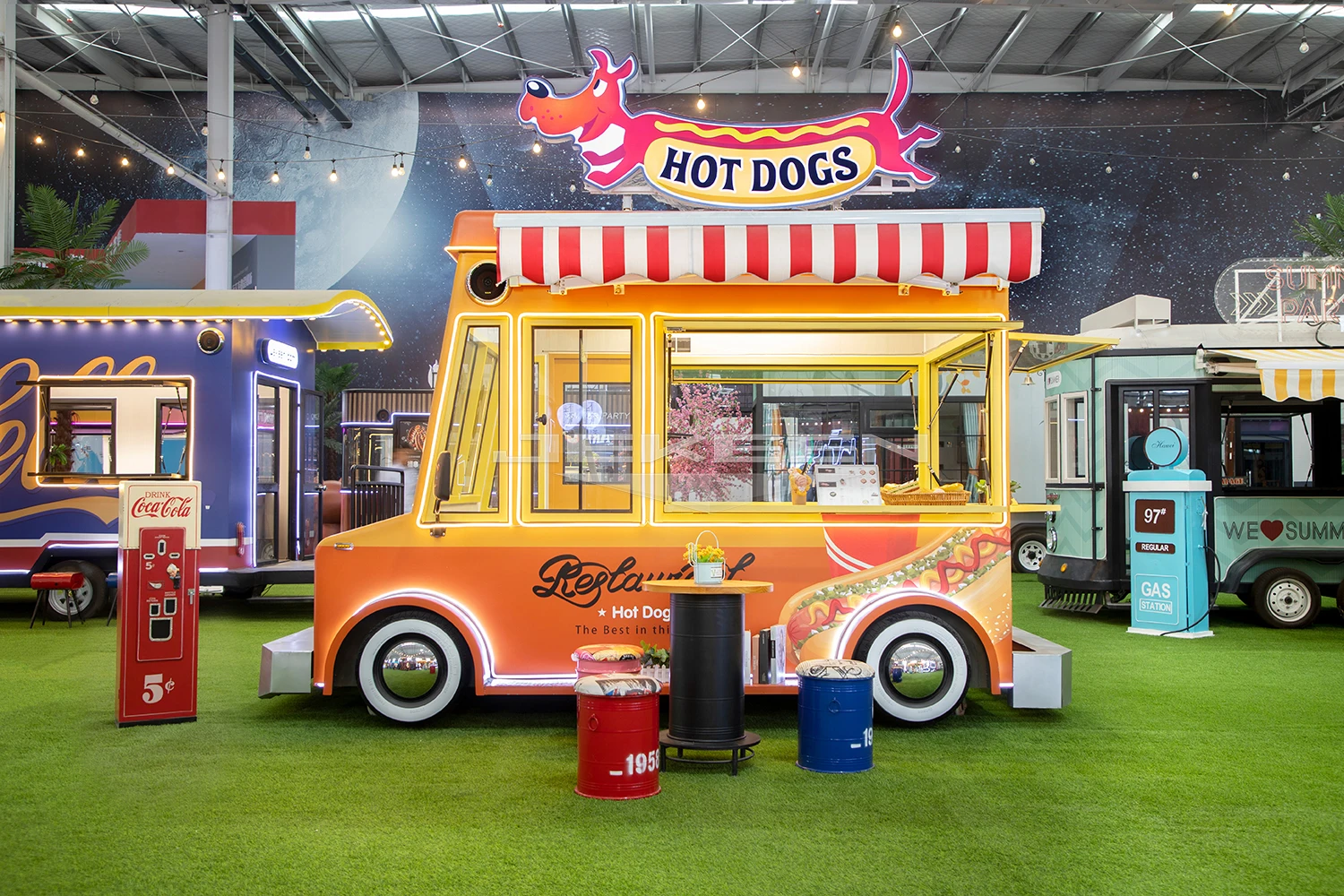 Jekeen Mobile Electric Car New Buy A Ice Cream Fast Small Mini Outdoor Food Truck Pizza For Sale