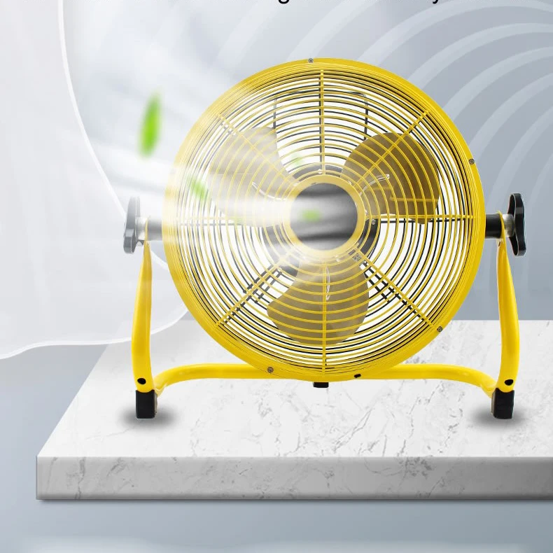 DF1006 DC 12V rechargeable timer metal low noise high velocity ventilador ventilateur portable cordless fan