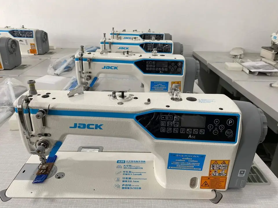 100% original JACK A5E High Speed Computerized Lockstitch High Overlapping Ratio Industrial Sewing Machine ready to ship