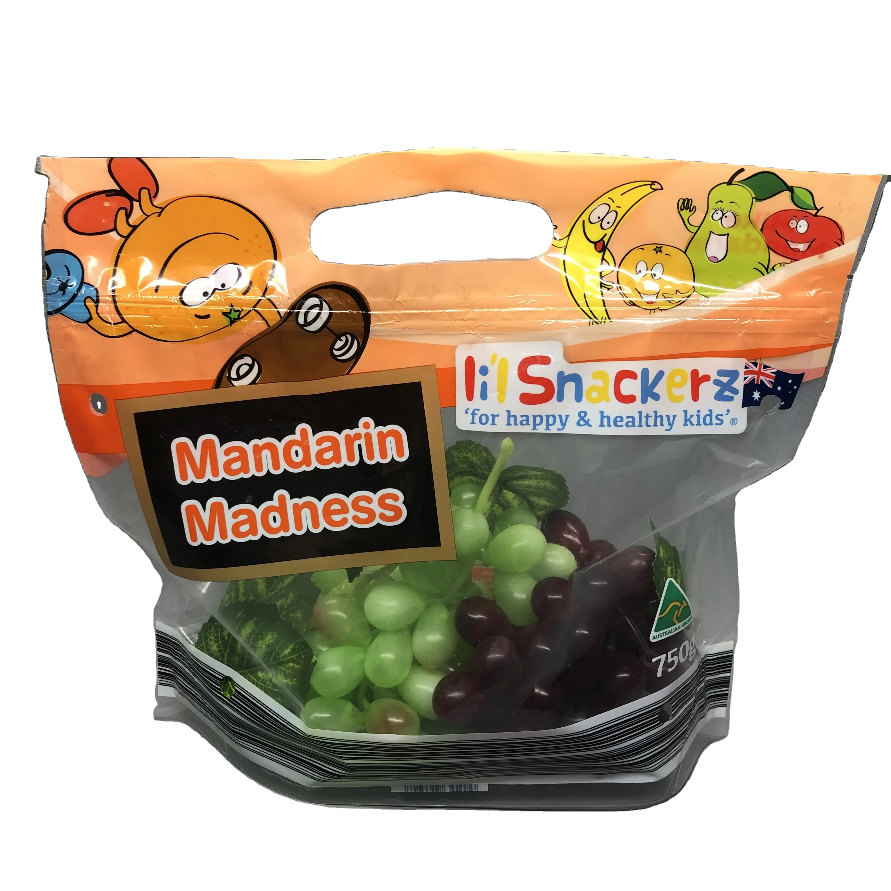 Anti Fog Zipper Keep Fresh Plastic Packing Bag For Fruits Apple Grape Banana Fresh Fruit Package Bag Vegetable Packaging