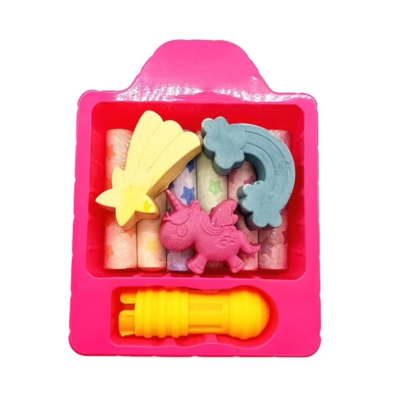 Factory custom shaped chalk Unicorn set