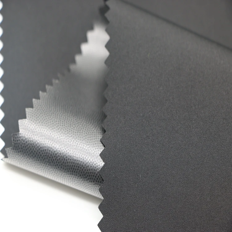 POLYESTER FULL DULL 240T  PONGEE  FABRIC WITH  TPU MEMBRANE 3K/3K  USE FOR  GARMENT MATERIAL