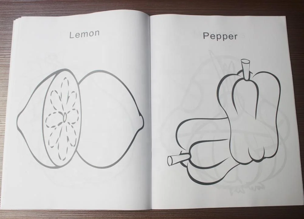 
2020 diversified latest designs high quality children drawing book with colors 