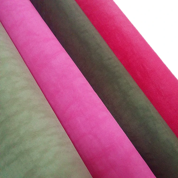 420D pvc coated laminated crinkle nylon fabric for single shoulder bag
