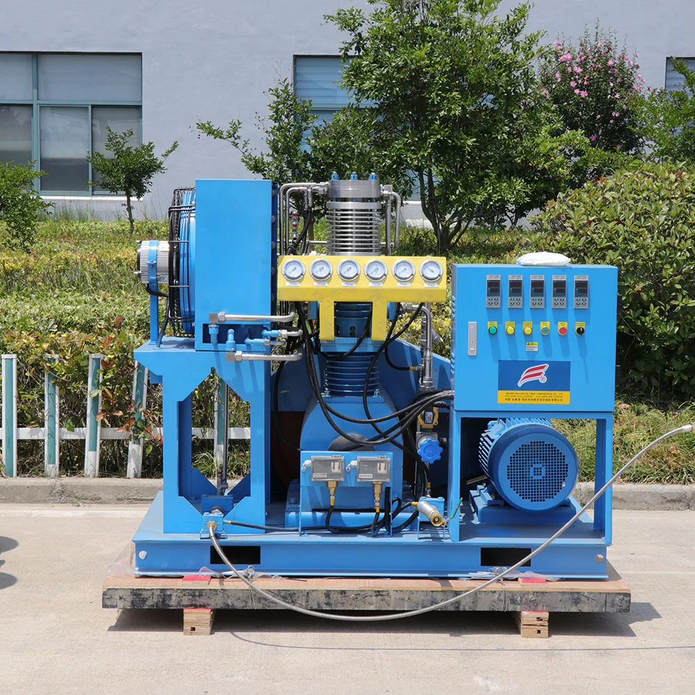 packaging machine with nitrogen and nitrogen filling device and N2 device for discharging cables plant