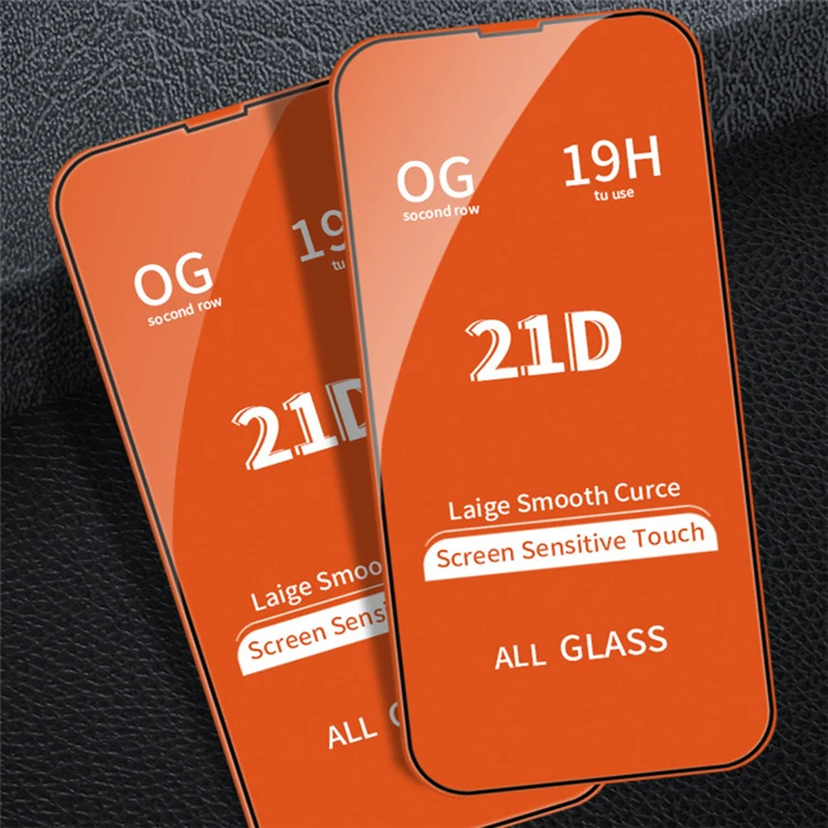 High quality 21 D Tempered Glass Screen Protectors for iphone 13/ 13 PRO shockproof glass screen protector