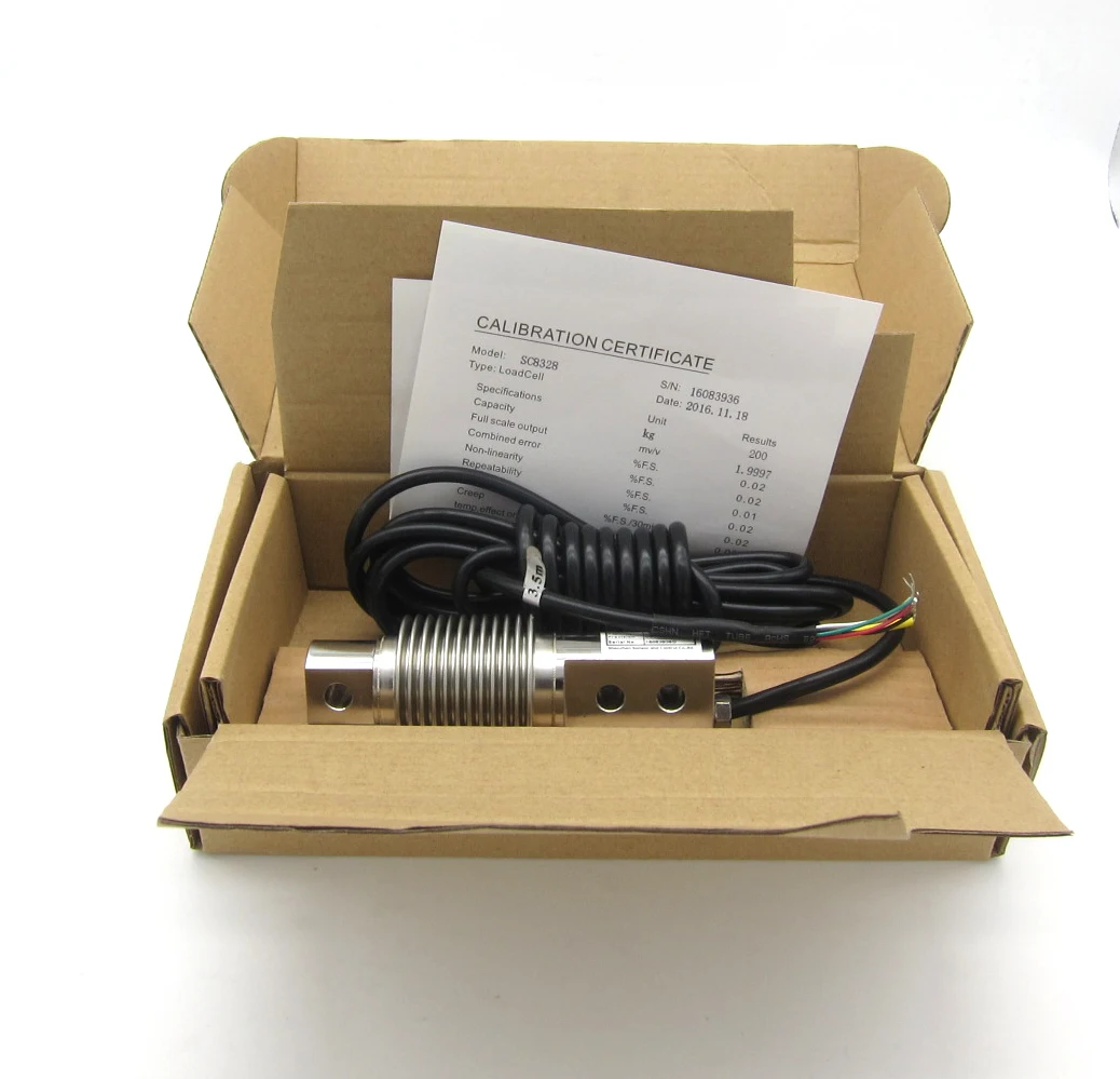 Metal Bellow Load Cell 40Kg Weight Sensor For Conveyor Belt
