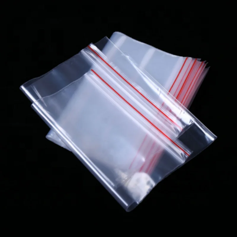 GRS Certificate EN15343 Transparent color resealable printed on the arm bone plastic packing bag