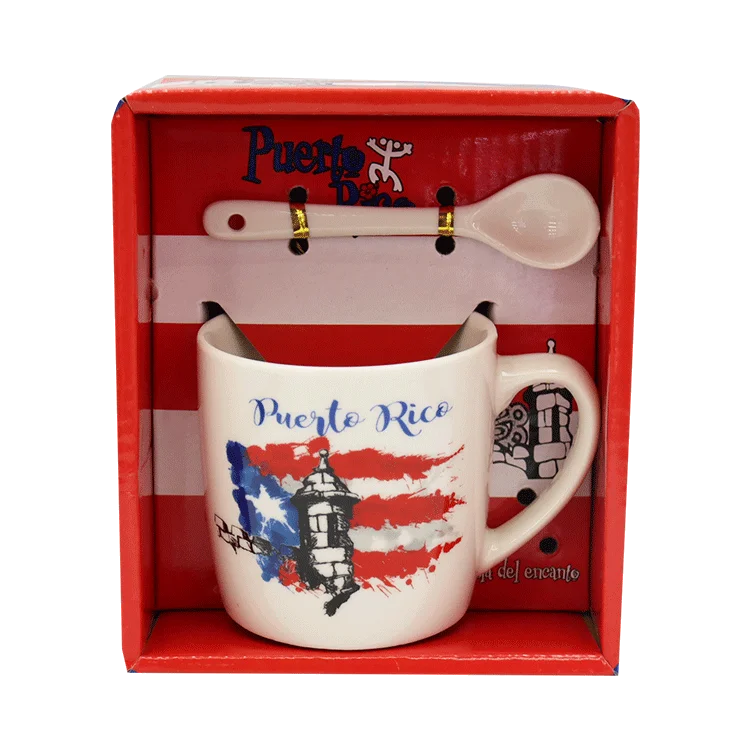 Unique Production Puerto Rico Colorful Mug Sublimation Souvenir Cup Ceramic Coffee Custom Mug