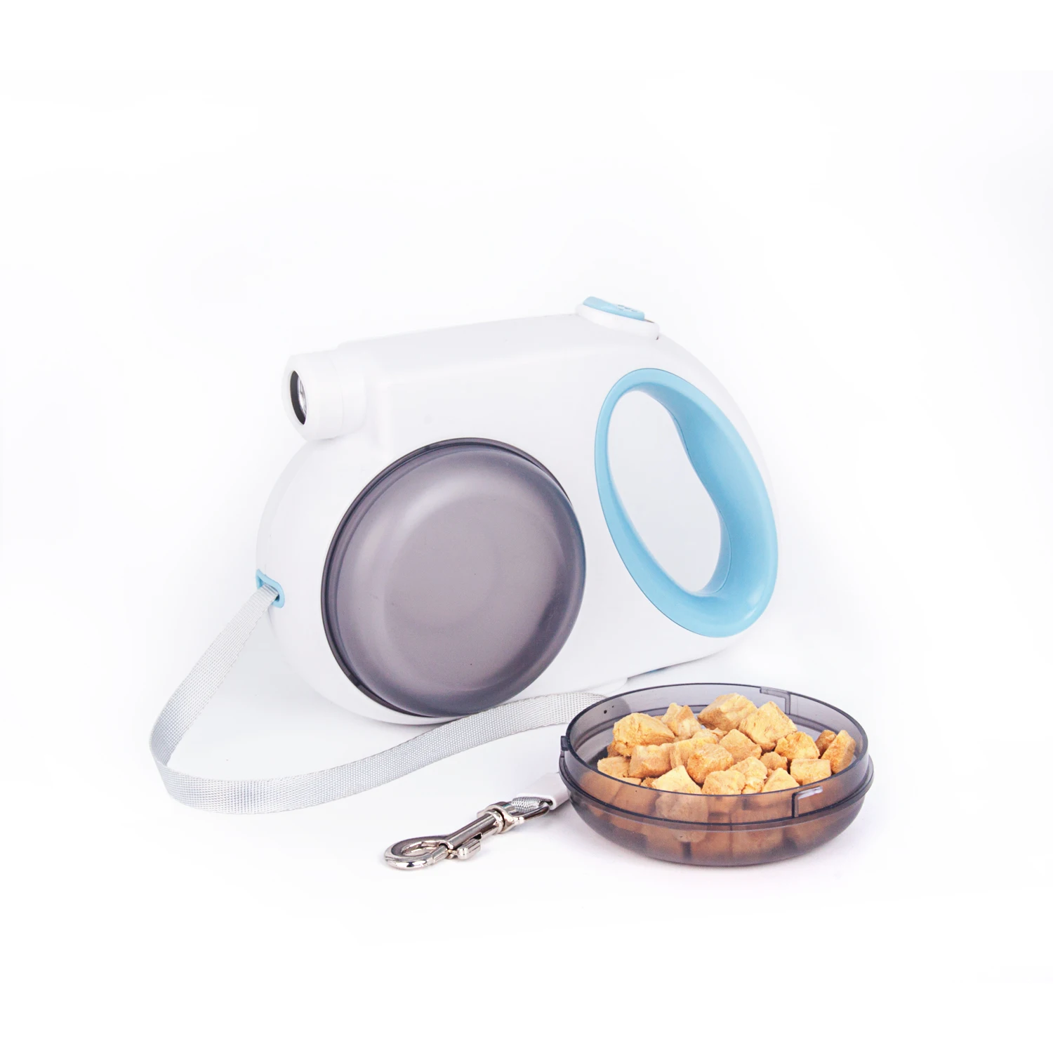 Pet Dog Leash Birthday Gift Outdoor Automatic Recycled Dog Leash With Bowl And Light And Poop Bag