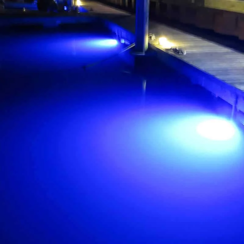 Super Bright Underwater Lighting Boats Yachts Ships Docks Use DC12V DC24V 300W RGB LED Underwater Lights