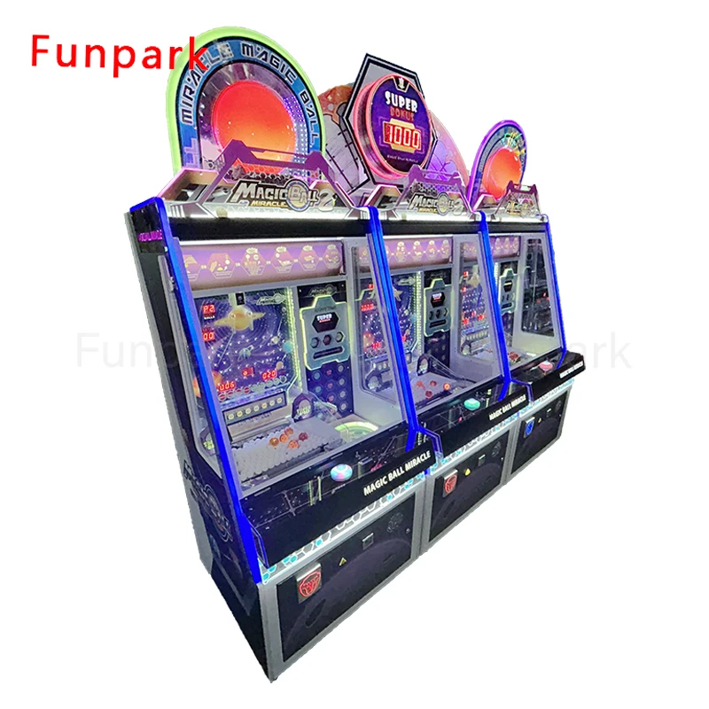 Funpark Hot Selling Magic Ball Miracle Arcade High Revenue Lottery Coin Operated Games Machine