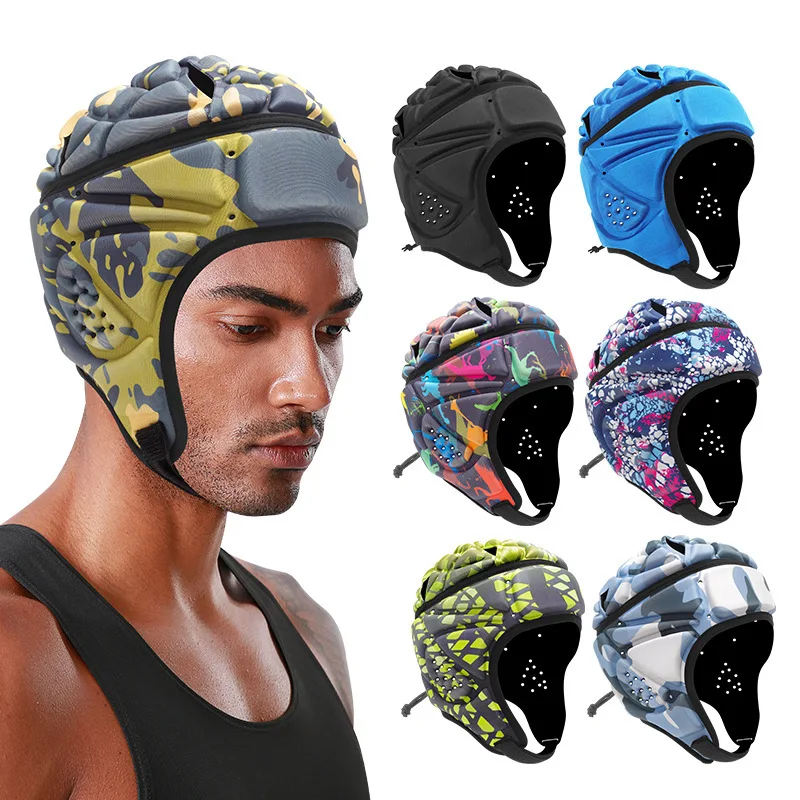Rugby Helmet Football Soft Helmet Flag Padded Autism Special Needs Head Protection Soft Shell Soccer Head gear Head guard Youth