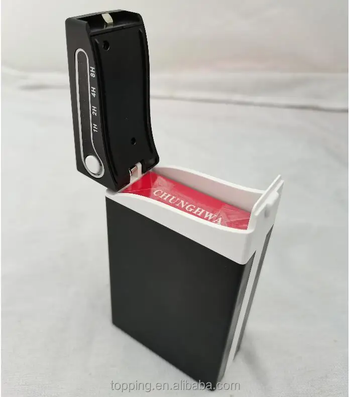 Time locking cigarettes box  quit smoking cigarettes case with timing control to stop smoking