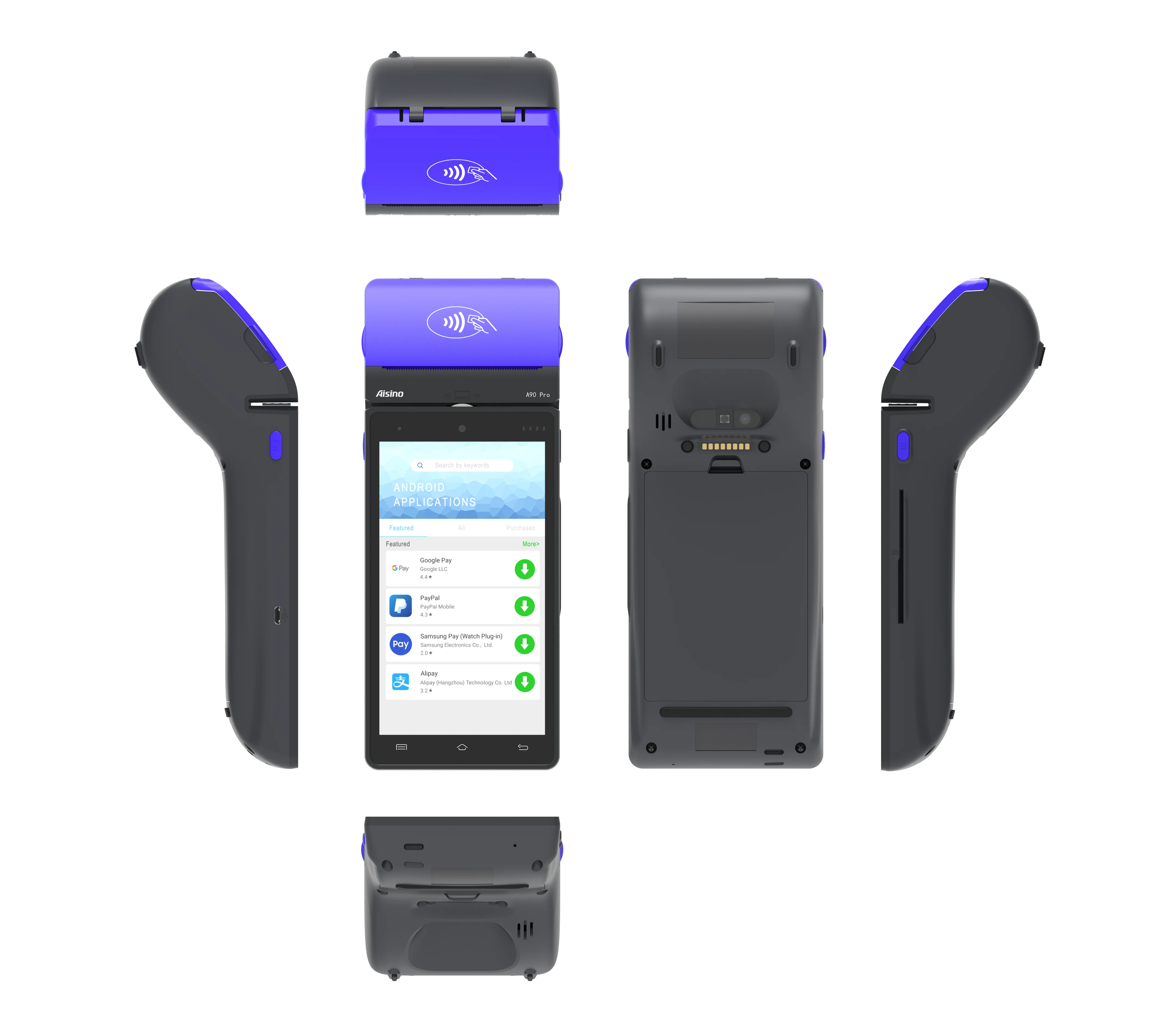 Android 10 Mobile Wireless Credit Card Machine Payment Terminal Prices Handheld POS Devices