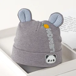 Bulk custom logo private label oem cute warmth children toddler infant winter hats cap baby beanie