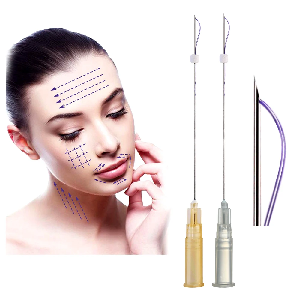Korea Collagen PDO 27G 25mm 38mm 50mm 60mm 90mm Face And Body Smooth Facial Filling Double Mono Thread