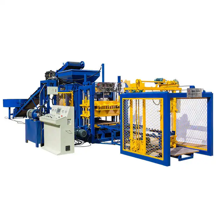 QT4-18 High Quality Full Automatic Hydraulic Press Interlock Building Block Making Machine Hollow Block Making Machine Price