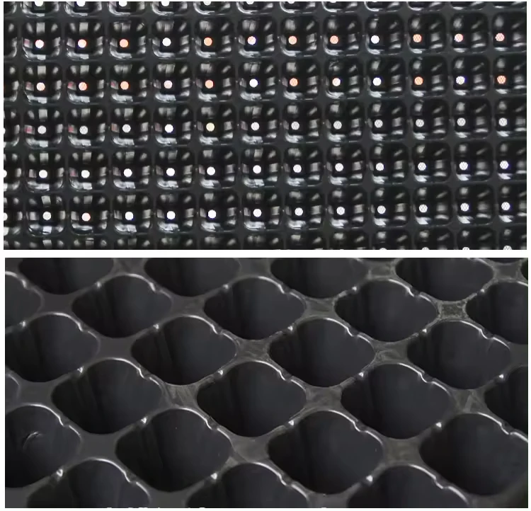 Free Sample 60g Durable PS 21-128 Cells Garden Flower Vegetables Plant Germination Square Plastic Nursery Seedling Trays