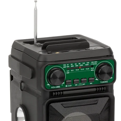 Дунгуань Производители прямой динамик FM AM радио синий зуб портативный Перезаряжаемый динамик радио