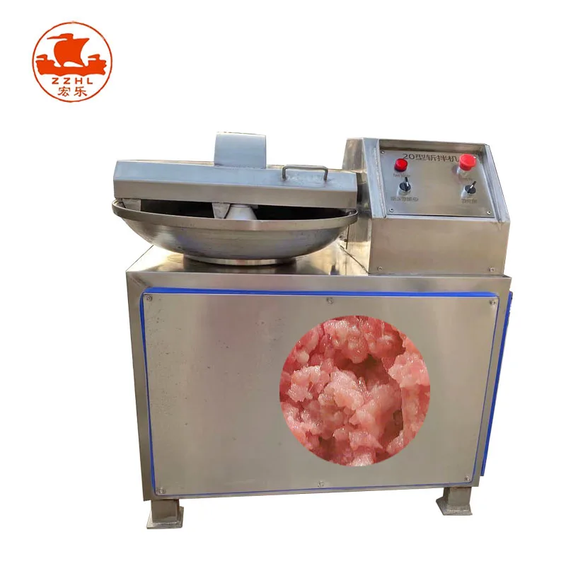 Industrial Meat Grinder Machine Blender Mixer / Multifunctional Meat Bowl Chopper Cutter for Sale
