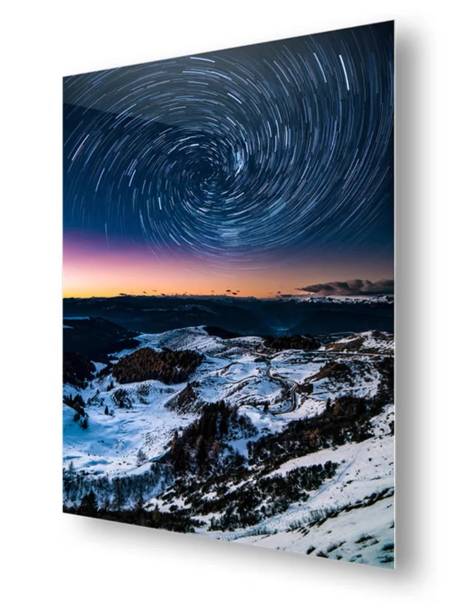 BIGIMAGE Art Deco Style Metal Print Suspension Wall Decoration Fashion Aluminum Print Floating Hanging Still Life Pattern