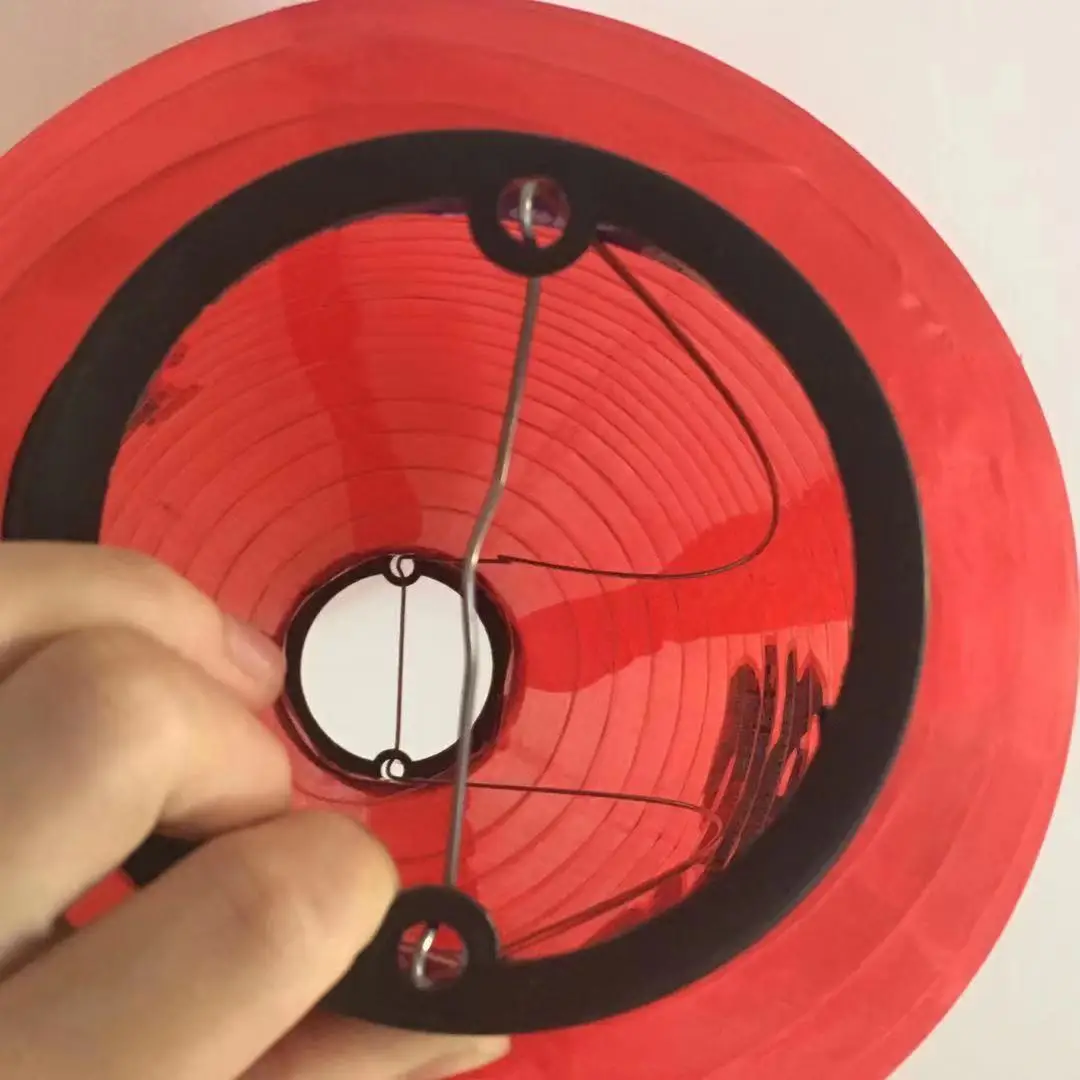 Custom Printing Cylinder Nylon Lantern Hanging Japanese Silk Lantern