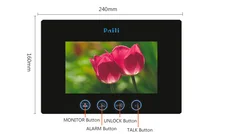 Multi apartment  IP Wifi Android/IOS APP remote control unlock intercom building video intercom system