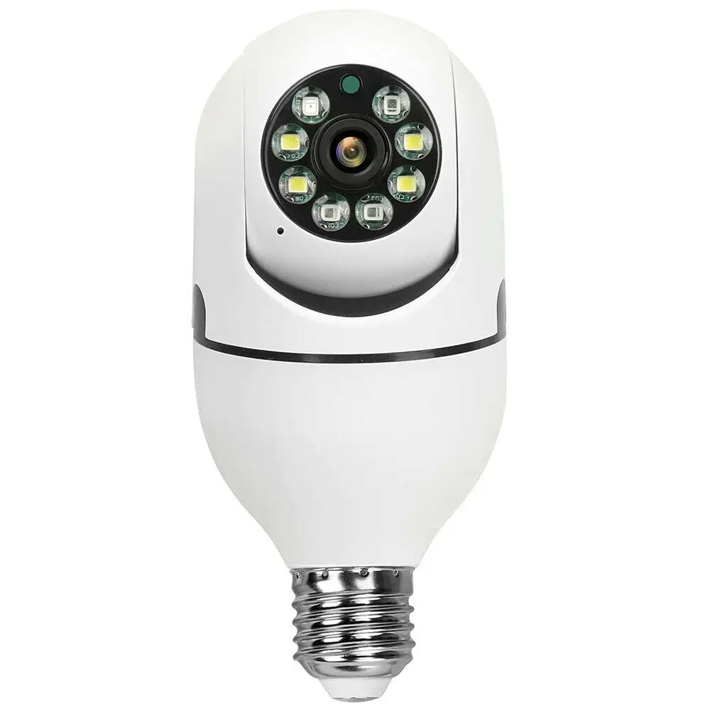 V380 3MP E27 Bulb Surveillance Camera LED Light Bulb Wireless Camera Wifi Security E27 Bulb Camera