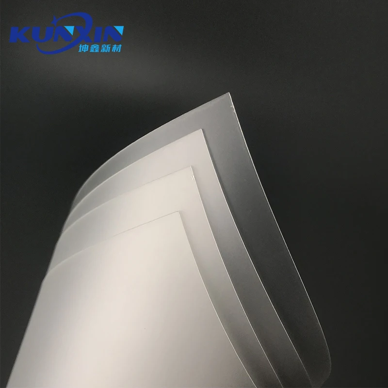 0.2mm 0.3mm 0.4mm Optcial Flexible Light Diffusion Sheet Milky White PC Polycarbonate Film Led Diffuser Film