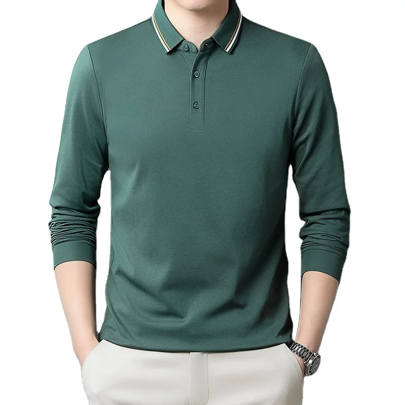 Wholesale Custom Design High Quality Plain Mens Golf Lapel Polo Shirt for Sports Men Casual Smart Embroidered