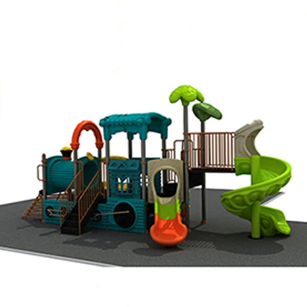 Amusement Park Equipment Train Theme Kids Outdoor Playground Items