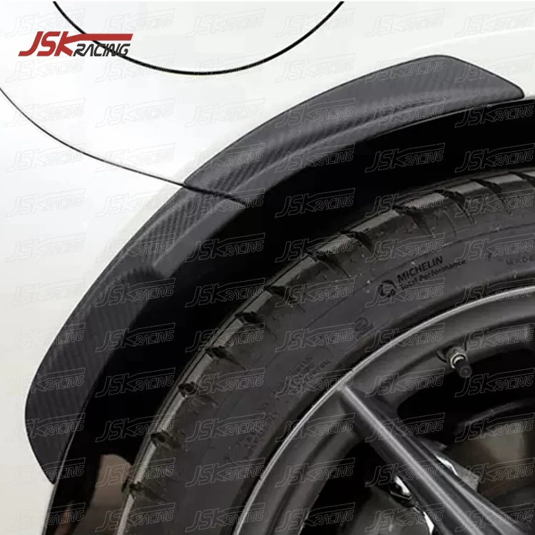 MATTE CARBON FIBER REAR WHEEL TRIM FOR 2021-2023 SUBARU BRZ