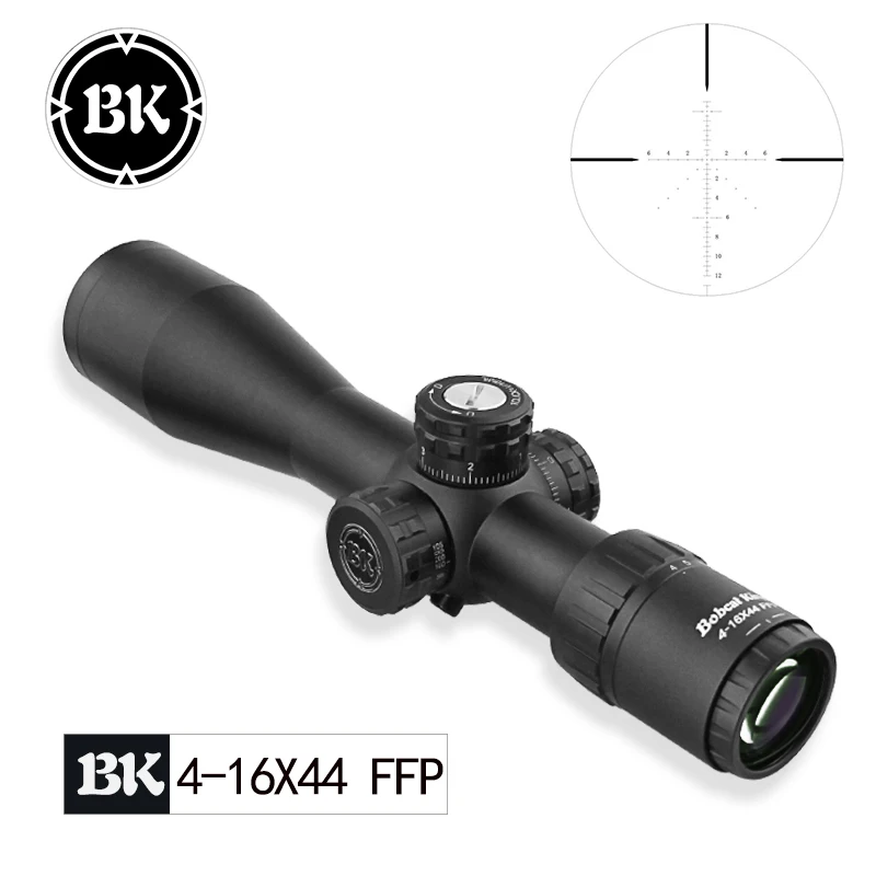 Bobcat king 4-16X44 FFP первый фокусный самолёт боковой Параллакс прицел охотничий тактический с гравировкой стекла Оптический