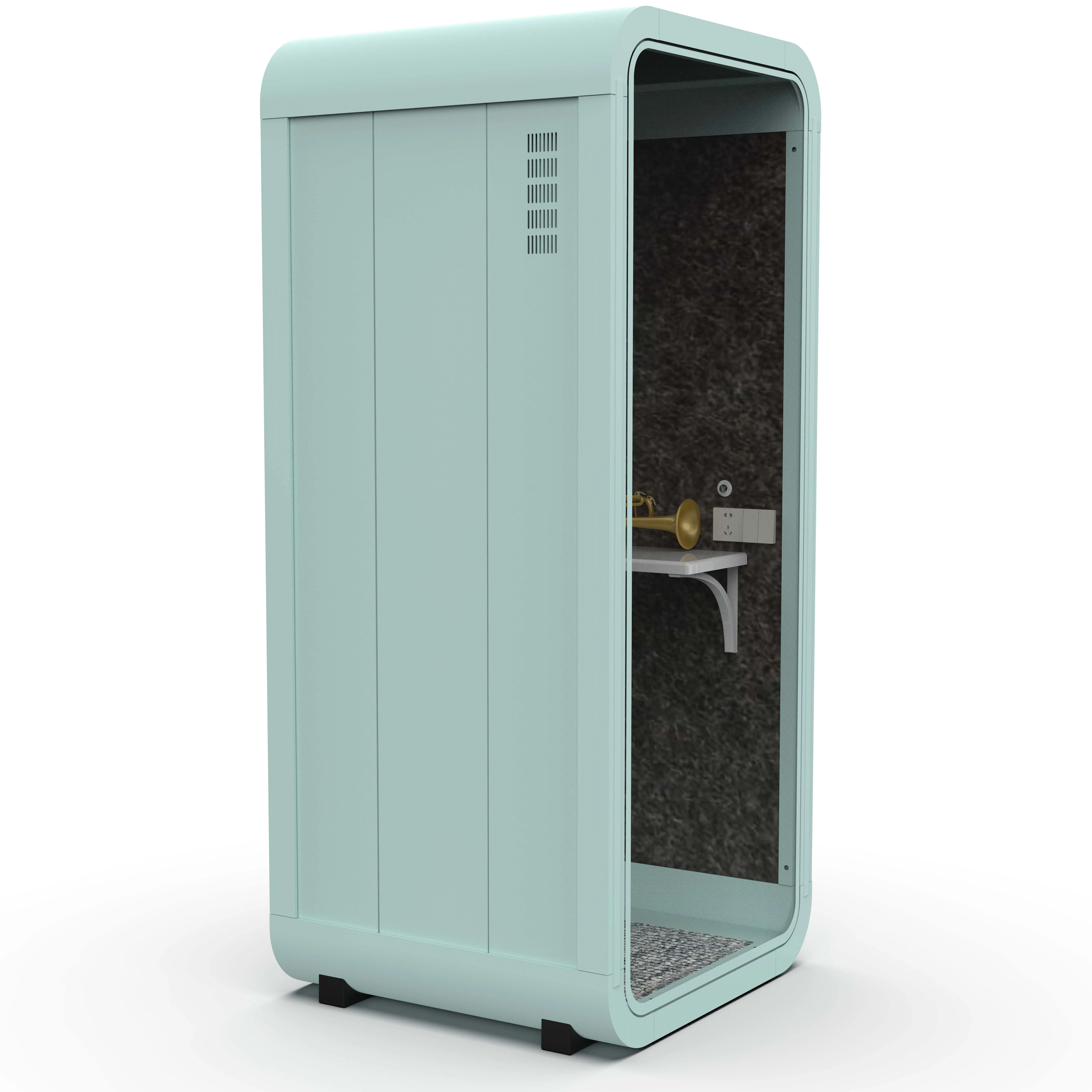 Functional Acoustic Furniture Capsule Design Hearing Protection Indoor Private Trumpet Playing Booth