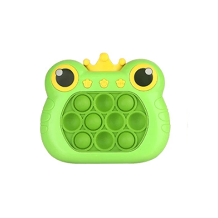 Popular cute cartoon fun electronic gaming kids puzzle electronic game machine toy for kids