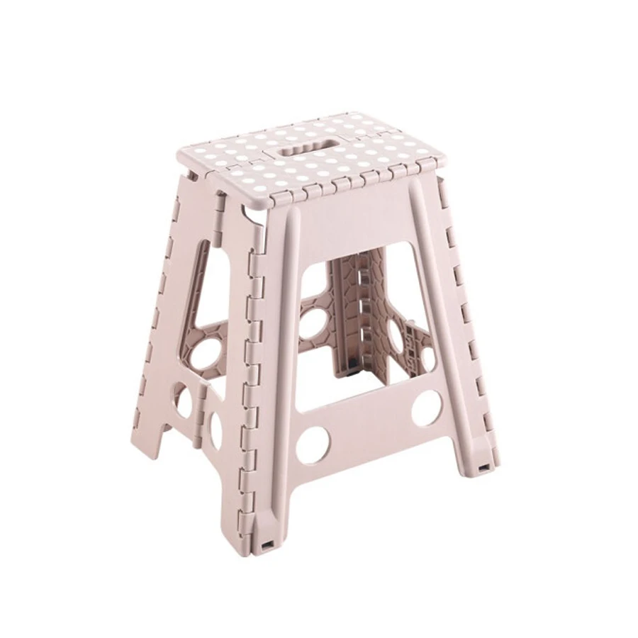 Утолщенный пластиковый складной стул, портативная маленькая скамейка для дома, 13 дюймов, экономия места, складной стул для детей и взрослых