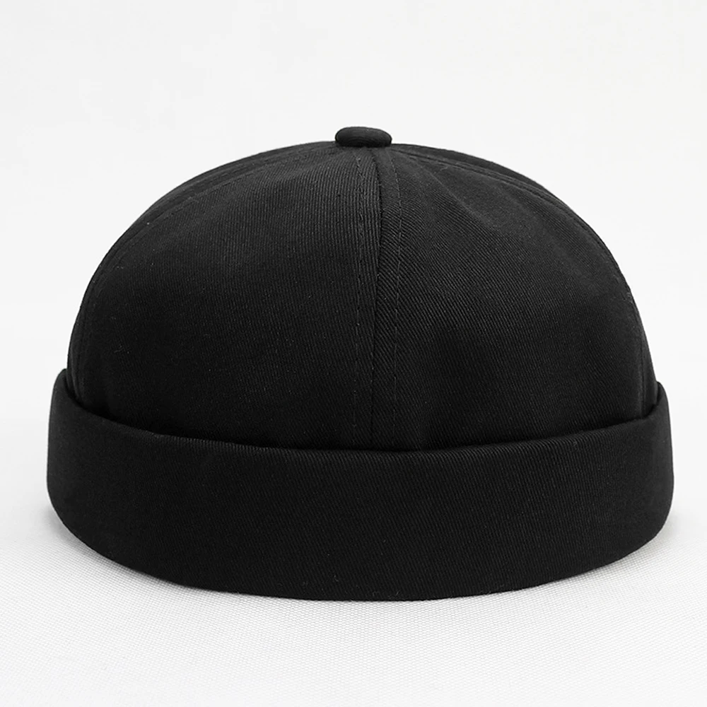 Customized hat without brim fashion cotton docker style hat