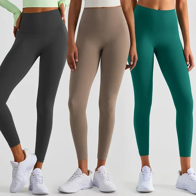 Custom lulu High Waist pants Tight leggings seamless leggings for women gym wear pants Sportswear pants fitness yoga leggings
